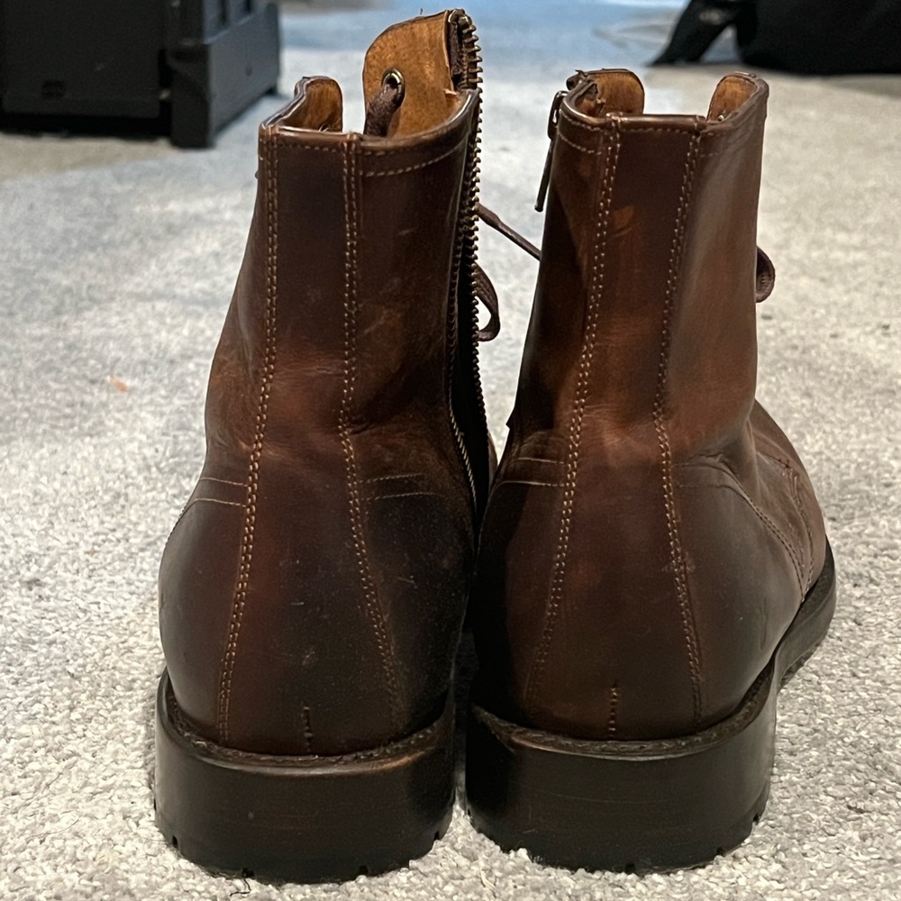 FRYE LEATHER BOOTS SIZE ZIP SIZE 11